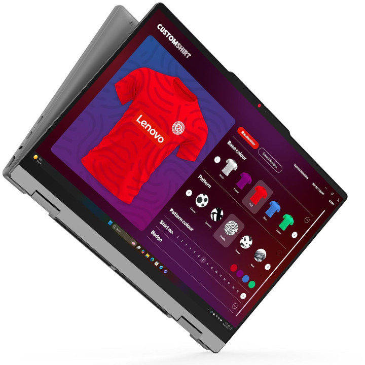 Лаптоп Lenovo IdeaPad 5 2-in-1 14AHP11, 14" WUXGA Touch, AMD Ryzen 7 250, 16GB DDR5, 512GB SSD, Windows 11 Home - 83UJ0024BM - 1