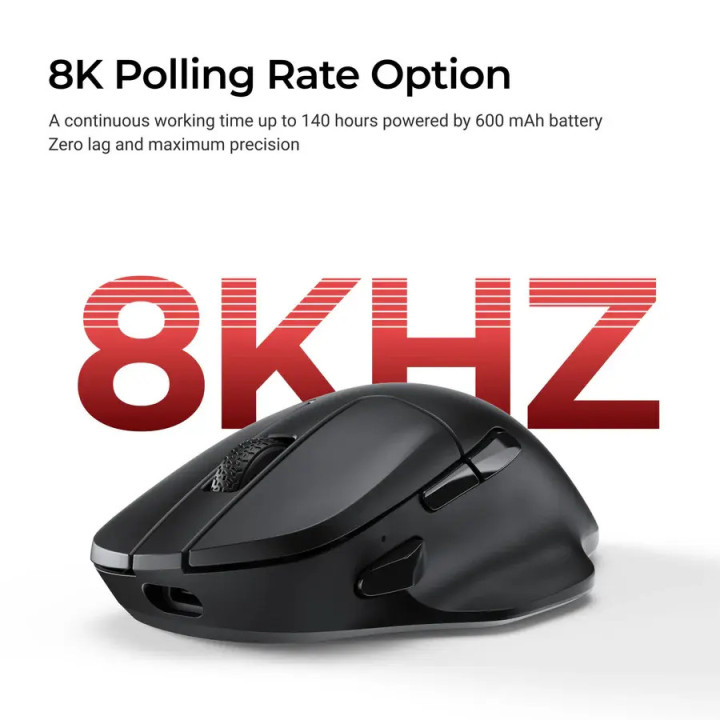 Безжична геймърска мишка Keychron M7-A23, 8000Hz 30000DPI  - 4