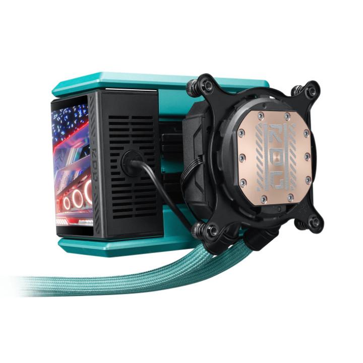 Водно охлаждане за процесор ASUS ROG RYUO IV 360 ARGB, 360mm радиатор, 1800-3200 RPM помпа, 800-2650 RPM вентилатори - 90RC01P1-