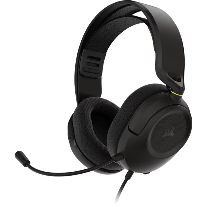Геймърски слушалки CORSAIR HS35 Stereo V3 Black - CA-9011399-WW - 1