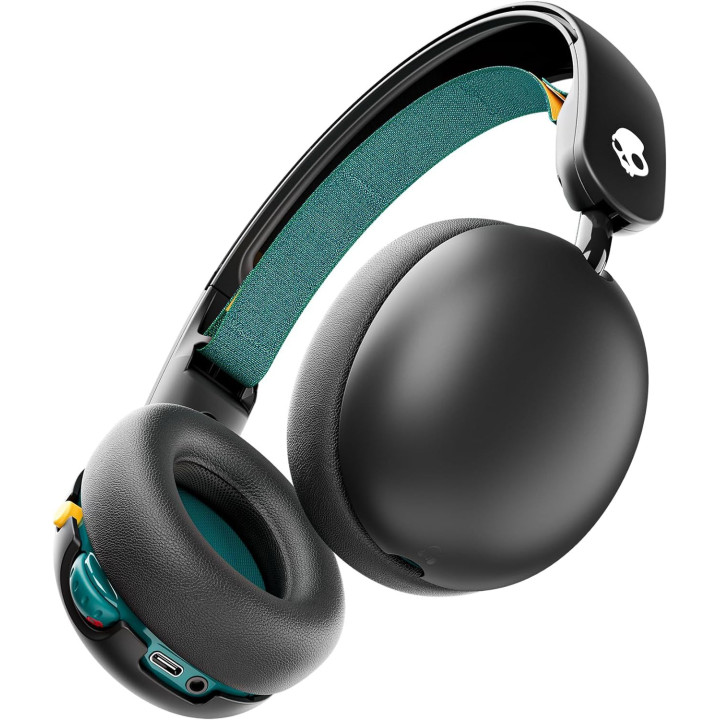 Безжичн детски слушалки Skullcandy Grom, черни/зелени - S6KBW-R740 - 1