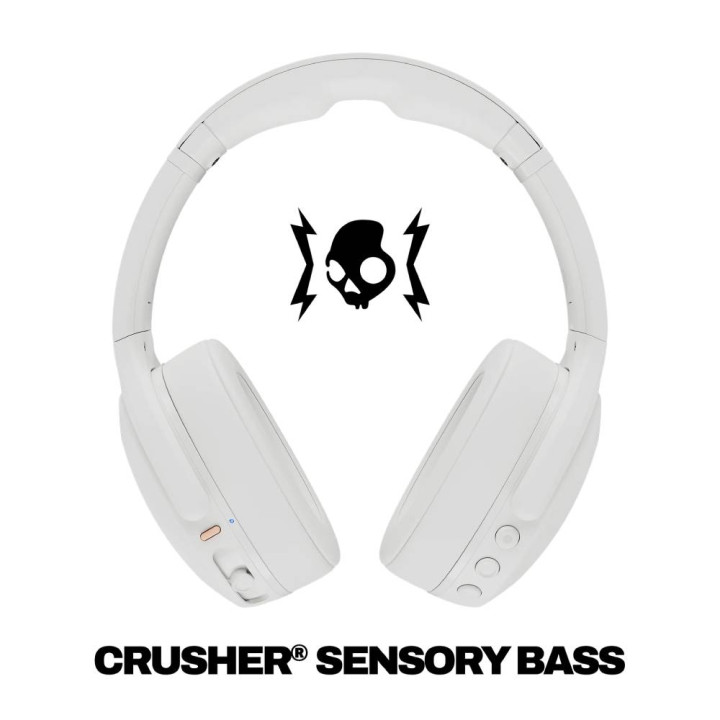 Безжични слушалки Skullcandy CRUSHER Evo, Bluetooth, Bone - S6EVW-S951 - 2
