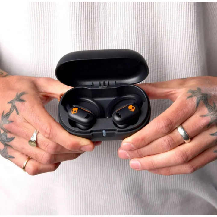 Безжични слушалки Skullcandy Push Active, ANC, TWS, черни/оранжеви - S2PAW-S749 - 2