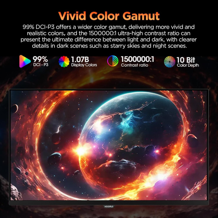 Монитор KOORUI S3241XO, 32" QD-OLED 4K UHD 240Hz - 6