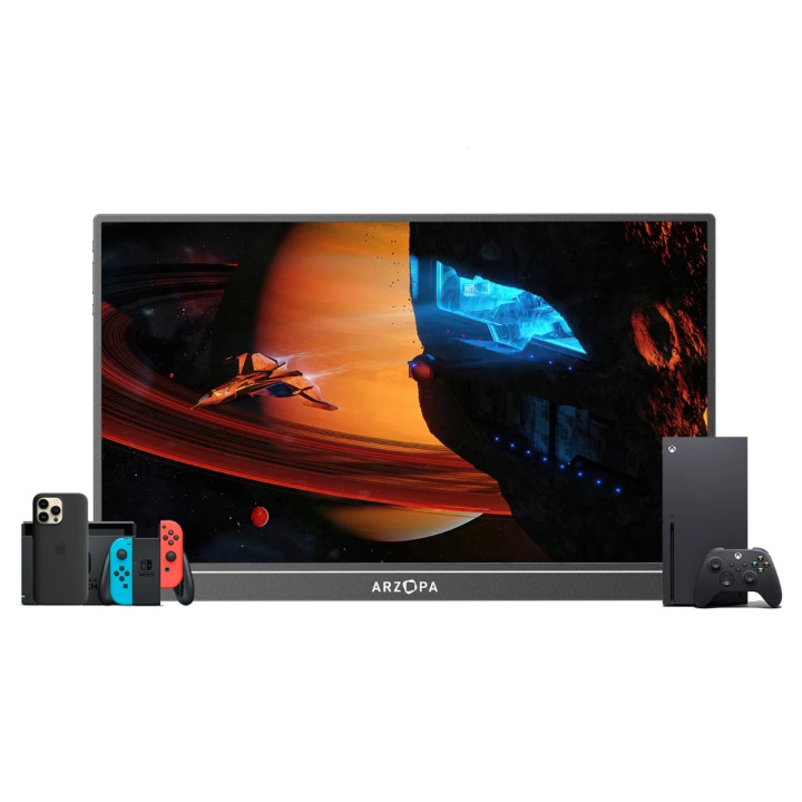 Монитор Arzopa A1M, 17.3" Full HD IPS 60Hz - ARZOPA-A1M - 2