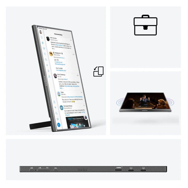 Монитор Arzopa A1M, 17.3" Full HD IPS 60Hz - ARZOPA-A1M - 10