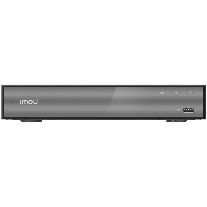 NVR устройство IMOU NVR-N110-8A0E-P, 10 канала, H.265, 8MP/15fps, 1x RJ45, 1x VGA, 1x HDMI, 2x USB, 1x SATA до 16TB - NVR-N110-8