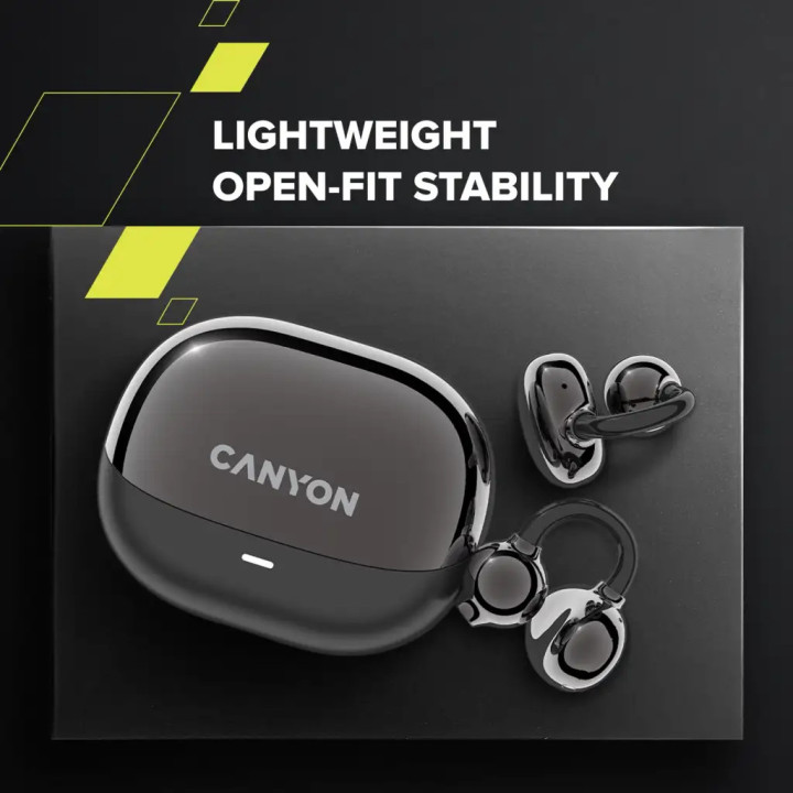 Безжични слушалки CANYON OWS OnFlow 14, черни - CNS-TWS14B - 7