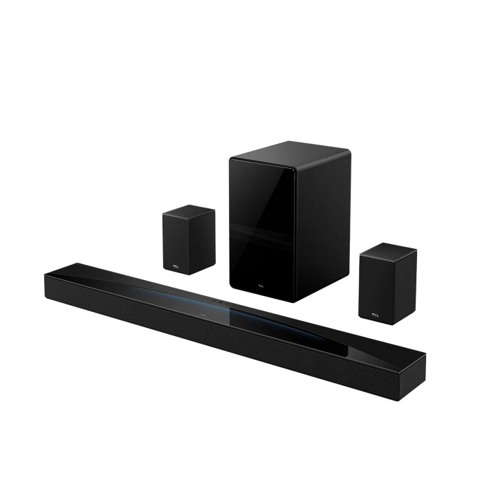 Саундбар TCL Ray Danz Q85H PRO, 7.1.4 канала, Dolby Atmos, DTS:X, 860W, Безжичен сабуфер, Bluetooth 5.1 - 2