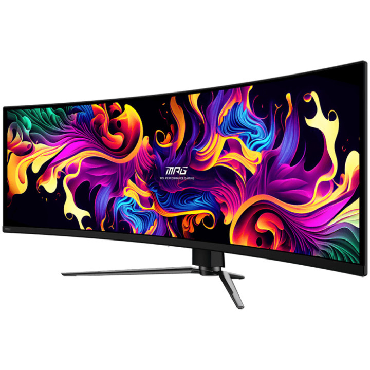 Монитор MSI MPG 491CQPX QD-OLED, 49" DQHD 5120x1440 240Hz QD-OLED 1800R - 9S6-3FA84T-016 - 2
