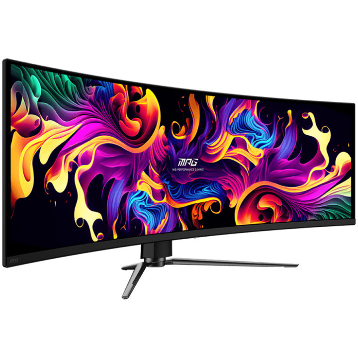 Монитор MSI MPG 491CQPX QD-OLED, 49" DQHD 5120x1440 240Hz QD-OLED 1800R - 9S6-3FA84T-016 - 3
