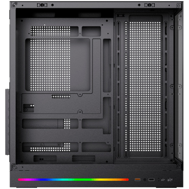 Кутия за компютър XIGMATEK Cloud DGT, Midi Tower, Extended ATX поддръжка, LCD дисплей, ARGB LED осветление - EN49613 - 3