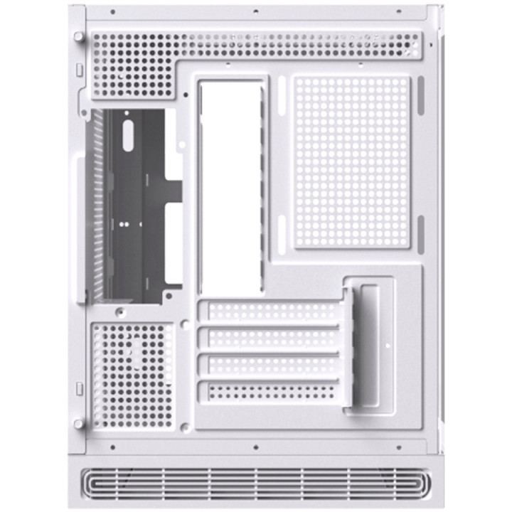 Кутия за компютър XIGMATEK Cloud M DGT 3AF Arctic, Midi Tower Micro ATX, LCD дисплей, бяла - EN49644 - 5