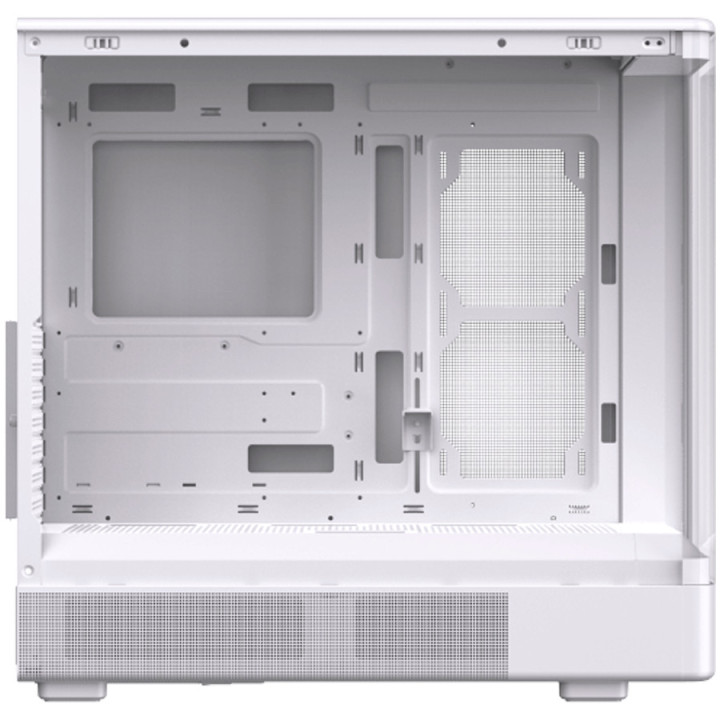 Кутия за компютър XIGMATEK Moon DGT Arctic, Midi Tower, Extended ATX, LCD дисплей, 6 вентилатора, Бял - EN49668 - 3