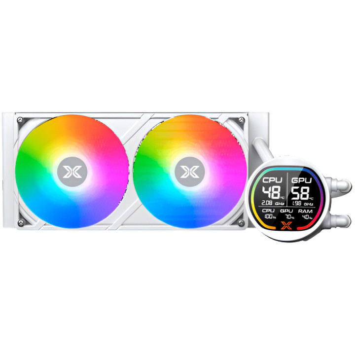 Водно охлаждане за процесор XIGMATEK LK Pro 240 Digital Arctic, LCD дисплей, 240mm, 2x120mm fans - EN47435 - 2