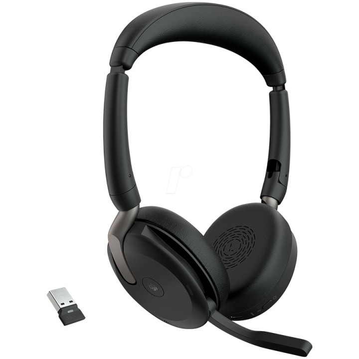 Безжични слушалки JABRA Evolve2 65 Flex, Link380c UC Stereo - 26699-989-899 - 1