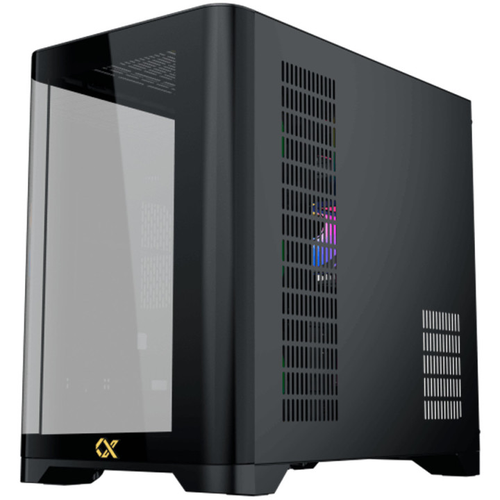 Кутия за компютър XIGMATEK Crystal Storm V2, Midi Tower EATX, Закалено стъкло, 3x 120mm RGB вентилатора - EN49392 - 4