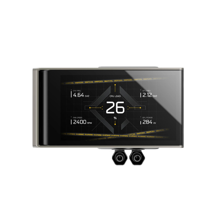 Водно охлаждане за процесор DeepCool LT360 VISION ARGB, 4.5" IPS LCD 854x480, LGA1851/AM5 - R-LT360VISIONBKAMMC-G-1 - 3