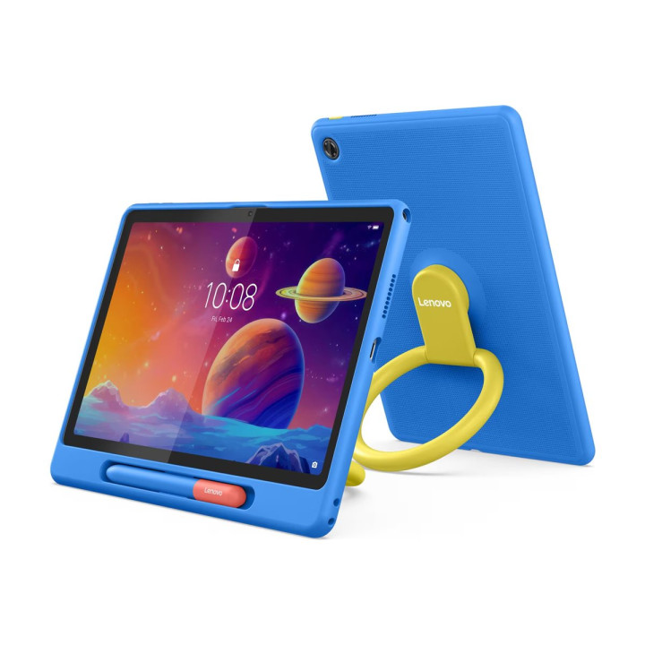 Таблет Lenovo Tab, 10.1" WUXGA, MediaTek Helio G85 2.0GHz, ARM Mali-G52 MC2, 4GB LPDDR4X, 128GB eMMC, Android 14 - ZAEJ0096GR - 