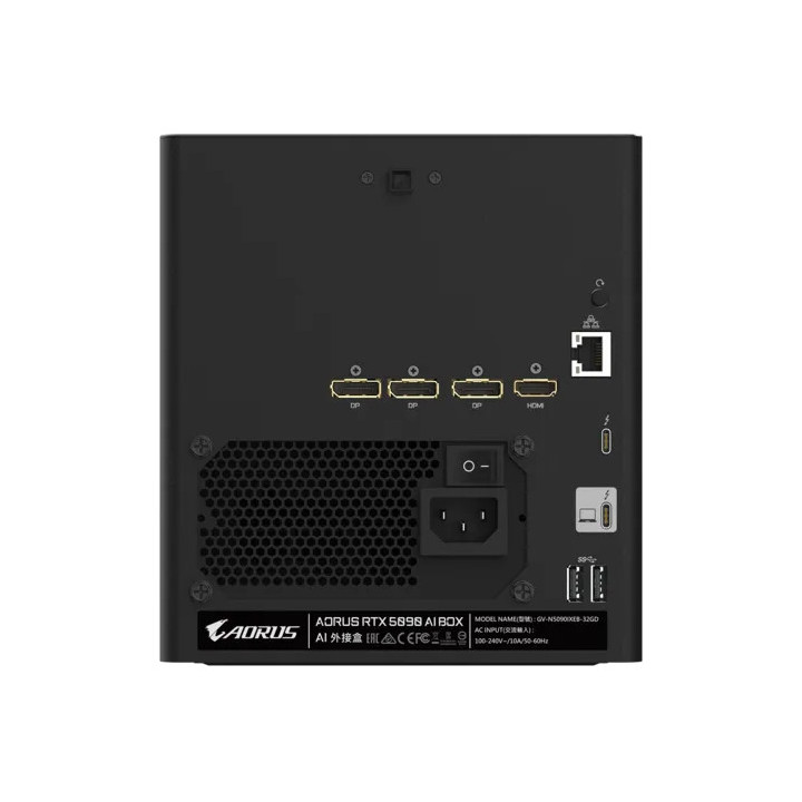 Външна видео карта GIGABYTE GeForce AORUS RTX 5090 AI BOX, 32GB GDDR7 28Gbps - GV-N5090IXEB-32GD - 8