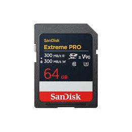 SD карта SanDisk Extreme PRO, 256GB SDXC UHS-II V90 300MB/s - SDSDXDM-256G-GN4IN - 1