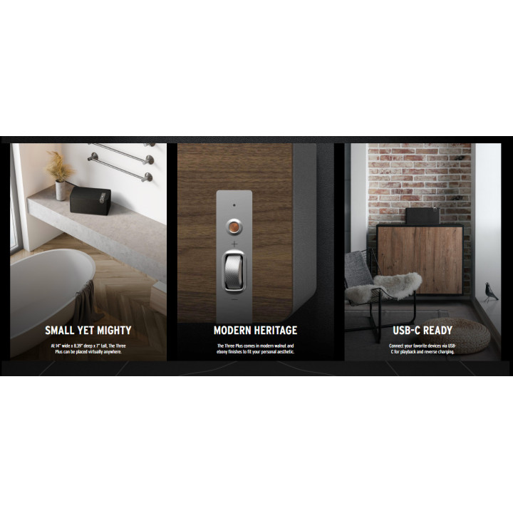 Аудио система Klipsch Home Audio System The Three Plus, 2.1 канален, 120W, Walnut - 1071968 - 5