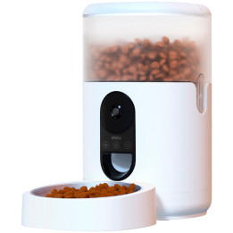 Интелигентна камера за хранене на домашни любимци IMOU Smart Pet Feeder, 2.5K 2560x1440, 360° панорамен изглед, Wi-Fi, двупосоче