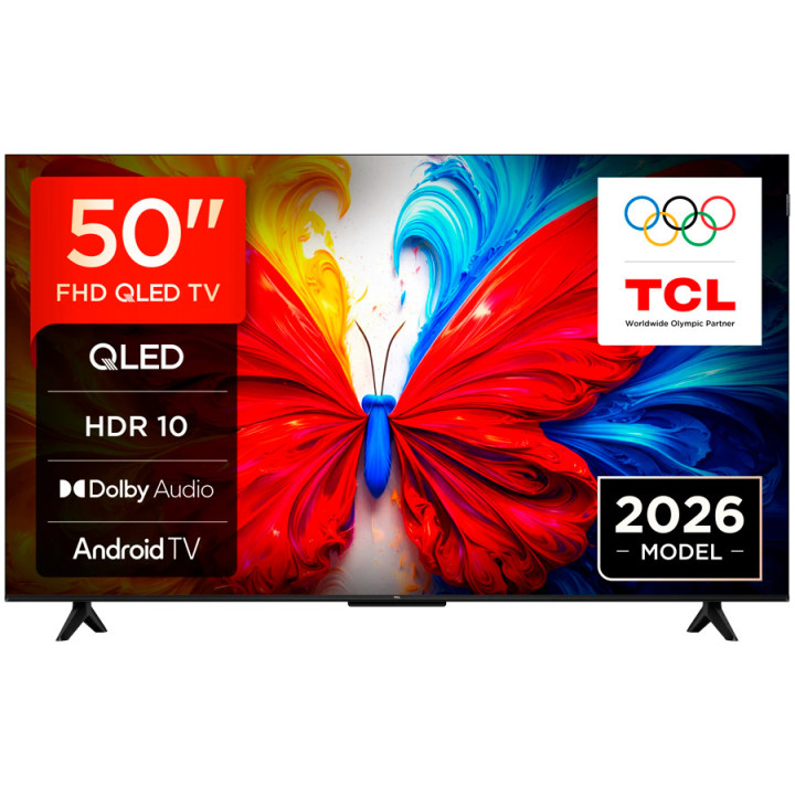Телевизор TCL 50S5L, 50" QLED, Android TV - 1