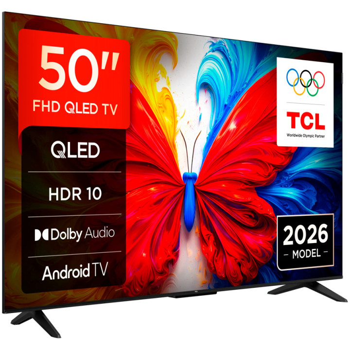 Телевизор TCL 50S5L, 50" QLED, Android TV - 2