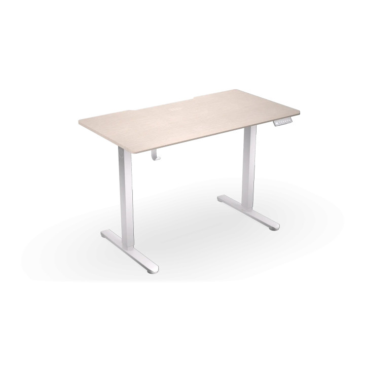 Геймърско бюро ENDORFY Atlas S Electric, 114cm, Електрически механизъм, MDF плот, Светло дърво - EY8E009 - 2