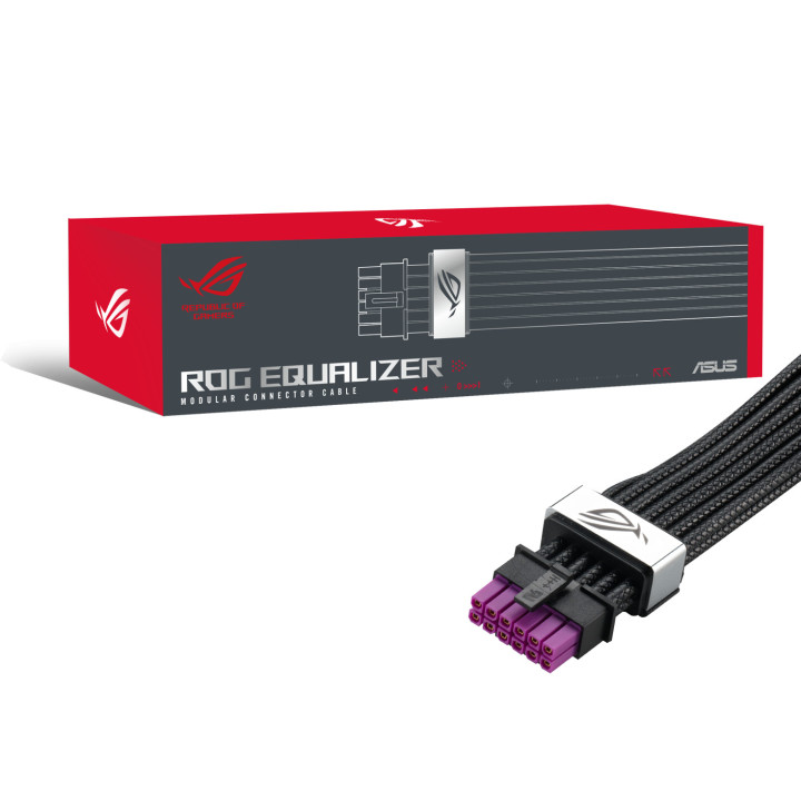 Кабел ASUS ROG Equalizer, 12V-2x6 ATX 3.1 & PCIe 5.1, 750mm - 90YE00BN-B0QA00 - 1