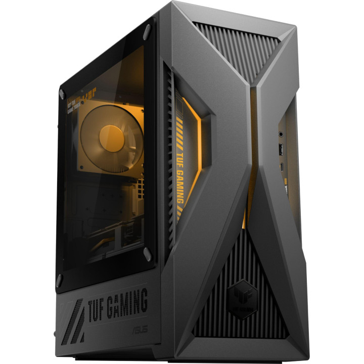 Геймърски компютър ASUS TUF Gaming T500, AMD Ryzen 7 260, RTX 5060 8GB, 16GB DDR5, 1TB SSD, Без ОС - 90PF0662-M005B0 - 1