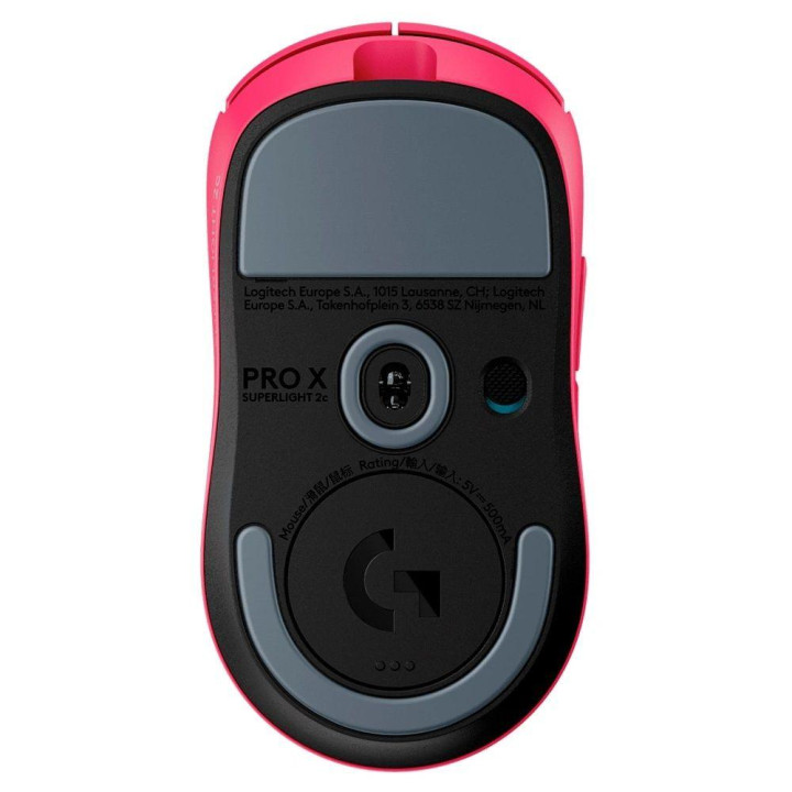 Безжична геймърска мишка Logitech G Pro X Superlight 2c, Компактна, 44000 DPI, Magenta - 910-007545 - 5