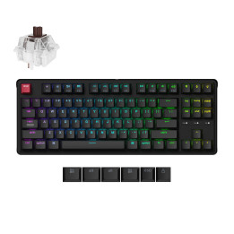 Механична геймърска клавиатура Keychron C3 Pro, 8K QMK, Hot-Swappable, Super Brown Switch, RGB - C3PX-H3 - 1