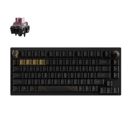 Безжична механична геймърска клавиатура Keychron Black Myth Wukong, TTC Golden Pink, RGB подсветка - WKD-21 - 1