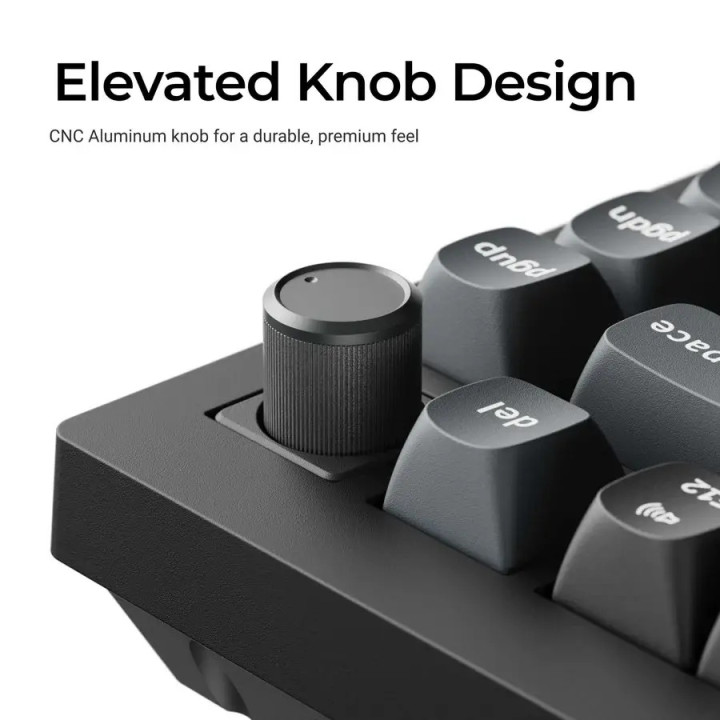 Безжична геймърска клавиатура Keychron V1 Ultra, Механична, Silk POM Switch Banana, RGB подсветка, Tenkeyless - V1U-D4 - 3