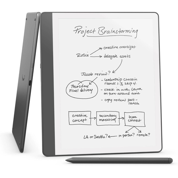 Четец Amazon Kindle Scribe, 10.2" E Ink Carta 300ppi, MediaTek MT8113, 2GB RAM, 16GB памет - KINDLE-EBOOK-SCRIBE16PRT - 1