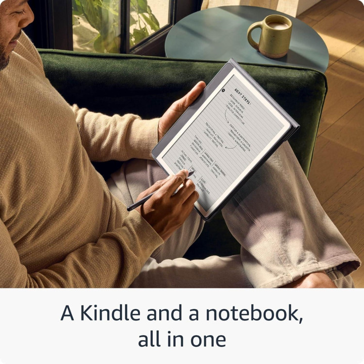Четец Amazon Kindle Scribe, 10.2" E Ink Carta 300ppi, MediaTek MT8113, 2GB RAM, 16GB памет - KINDLE-EBOOK-SCRIBE16PRT - 3