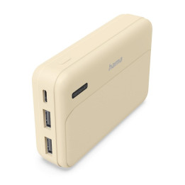 Външна батерия HAMA Pocket 10, 10000 mAh, USB-C/USB-A - HAMA-201773 - 1