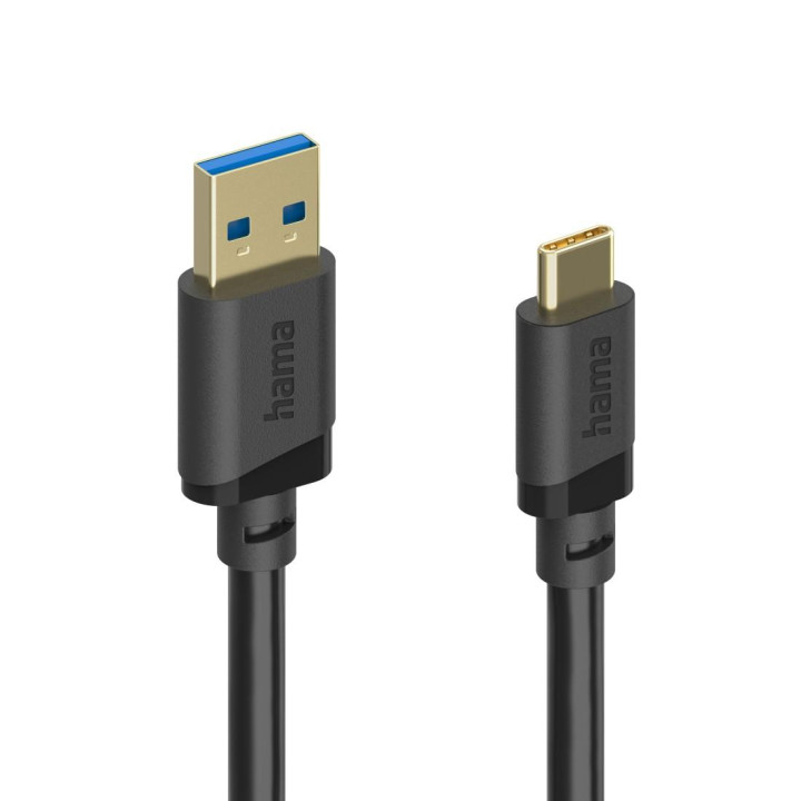 Кабел HAMA USB-C към USB-A, USB 3.2 Gen 1 5Gbit/s 0.75м - HAMA-202005 - 5