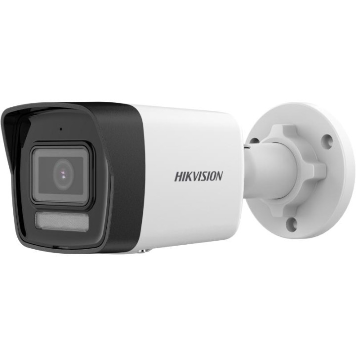 Булет камера HikVision DS-2CD1043G2-LIU, 4MP 4.0mm, POE, Smart Hybrid Light, IR 30m, Вграден микрофон - DS-2CD1043G2-LIU - 1