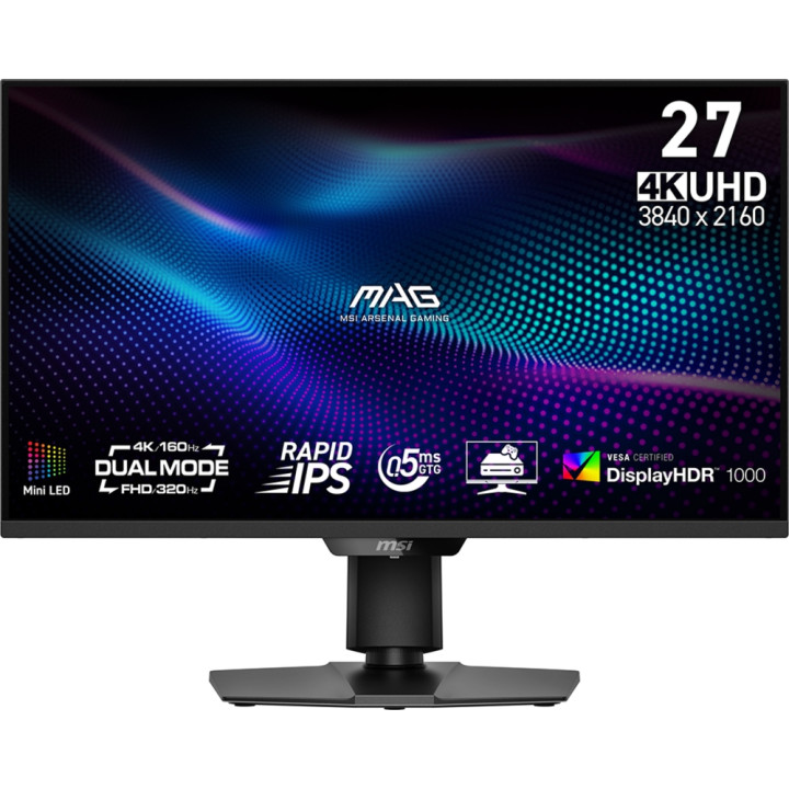 Монитор MSI MAG 274UPDF, 27" 4K Rapid IPS 160Hz - 9S6-3CF09H-010 - 1