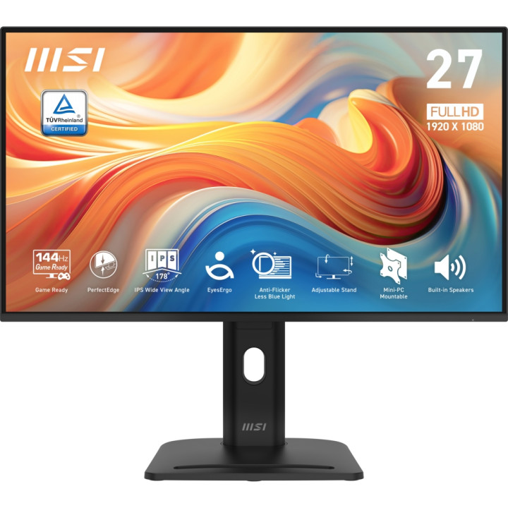 Монитор MSI PRO MP275PG E14, 27" Full HD 144Hz IPS - 9S6-3PE49M-001 - 1