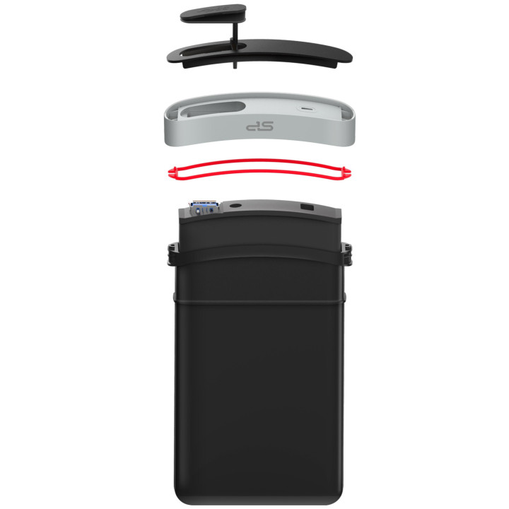 Външни хард диск SILICON POWER Armor A65B, 1TB, USB 3.2 Gen1, 2.5" - SP010TBPHD65BS3G - 2
