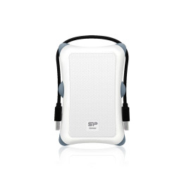 Удароустойчив кейс за диск Silicon Power Armor A30, 2.5" SATA, USB 3.0 - SP000HSPHDA30S3W - 1