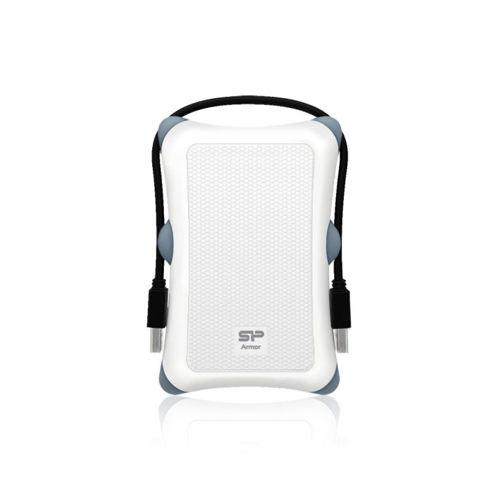 Удароустойчив кейс за диск Silicon Power Armor A30, 2.5" SATA, USB 3.0 - SP000HSPHDA30S3W - 1