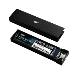 Външен кейс за M.2 SSD диск Silicon Power PD60, M.2 NVMe, USB 3.2 - SP000HSPSDPD60CK - 1