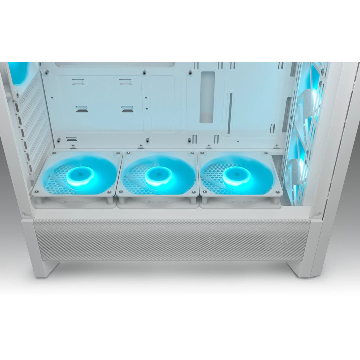 Кутия за компютър COUGAR GAMING MX230 RGB, Midi Tower, Бял, RGB контрол, 4x 120mm aRGB вентилатора - CGR-2PC8W-RGB - 7