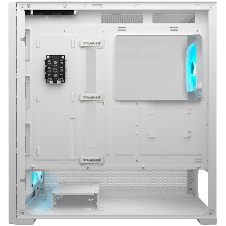 Кутия за компютър COUGAR GAMING MX230 RGB, Midi Tower, Бял, RGB контрол, 4x 120mm aRGB вентилатора - CGR-2PC8W-RGB - 12