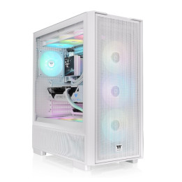 Кутия за компютър Thermaltake S380 TG ARGB Snow, Middle Tower, ATX/mATX/ITX - CA-11K-00M6WN-00 - 1